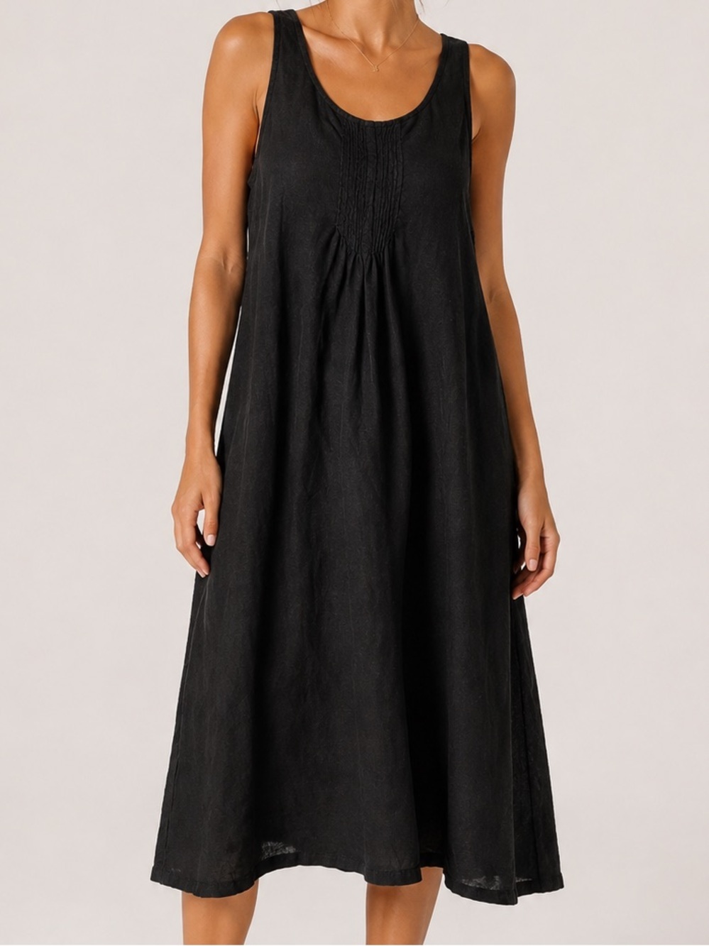 Vineyard Vines Black‎ Linen Dress